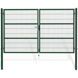 Portail à Mailles Vert Razo - 3m x 180cm - Publicité Portail à Mailles Vert Razo - 3m x 180cm - Publicité
