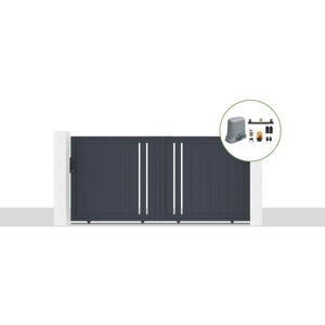 Casanoov - Portón corredero eléctrico 300x140cm Giona + Motor Tanker C600 Casanoov - Portón corredero eléctrico 300x140cm Giona + Motor Tanker C600