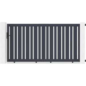 Casanoov Veymont 300x160cm Portail coulissant en aluminium - Portail - Publicité Casanoov Veymont 300x160cm Portail coulissant en aluminium - Portail - Publicité