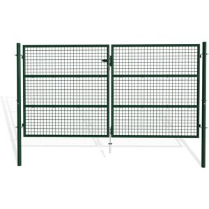 CASANOOV Portail en Grille Métallique 3m - Durable et Facile à Installer - Publicité CASANOOV Portail en Grille Métallique 3m - Durable et Facile à Installer - Publicité