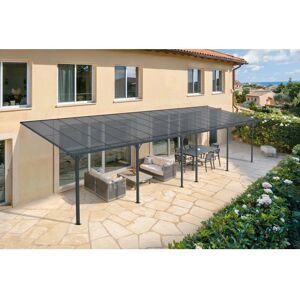 Pergola en aluminium Cazeboo 30m² Gris - Ajustable & Facile à monter - Publicité Pergola en aluminium Cazeboo 30m² Gris - Ajustable & Facile à monter - Publicité