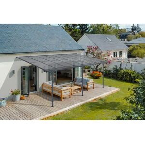 Pergola en Aluminium Gris Cazeboo 15m² - Couverture Jardin ou Garage - Publicité Pergola en Aluminium Gris Cazeboo 15m² - Couverture Jardin ou Garage - Publicité