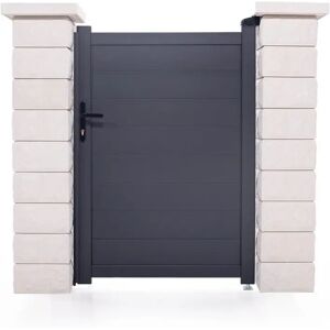 Casanoov Porte de jardin Eiger 100x140cm - Kit d'Aluminium pour Privacité - Publicité Casanoov Porte de jardin Eiger 100x140cm - Kit d'Aluminium pour Privacité - Publicité