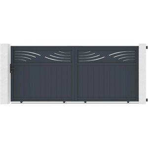 Casanoov - Puerta corredera de aluminio 3,7m halti 370C160 - Puerta corredera Casanoov - Puerta corredera de aluminio 3,7m halti 370C160 - Puerta corredera
