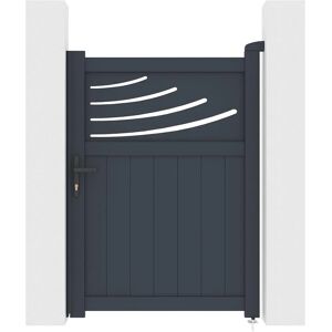 Casanoov Modelo HALTI 100P140 - Puerta peatonal aluminio Casanoov Modelo HALTI 100P140 - Puerta peatonal aluminio