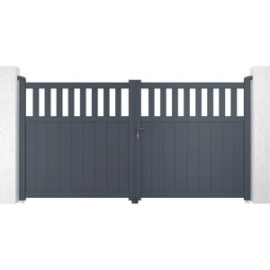 Casanoov - Porte battante en aluminium 3m Santis 300 x 160 cm - Porte - Publicité Casanoov - Porte battante en aluminium 3m Santis 300 x 160 cm - Porte - Publicité
