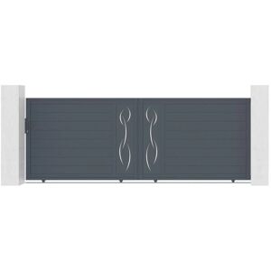 Casanoov - Pack puerta corredera automática 4m Life 400x140cm + motor C600 Casanoov - Pack puerta corredera automática 4m Life 400x140cm + motor C600