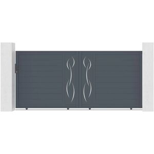 Casanoov - Puerta corredera de aluminio 3,5m LIFE 350 x 160 cm Casanoov - Puerta corredera de aluminio 3,5m LIFE 350 x 160 cm