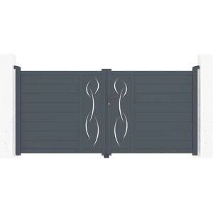 Porte en aluminium CASANOOV - Motif 'Life' 300x145cm - Auto-assemblage - Publicité Porte en aluminium CASANOOV - Motif 'Life' 300x145cm - Auto-assemblage - Publicité