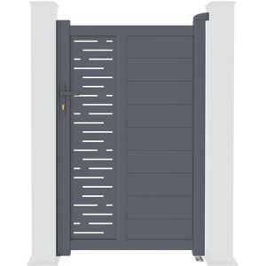 CASANOOV Aluminium Tor Paket - Modernes Geometrisches Design - 392x161 cm CASANOOV Aluminium Tor Paket - Modernes Geometrisches Design - 392x161 cm