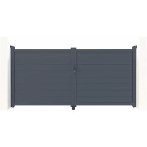 Kit de portail en aluminium Casanoov Eiger 300x145 cm - Kit de portail - Publicité Kit de portail en aluminium Casanoov Eiger 300x145 cm - Kit de portail - Publicité