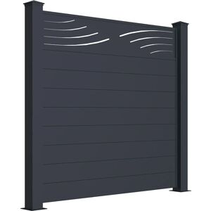 Casanoov Modelo Veleta Valla de Jardín de Aluminio - Moderna, Duradera, Fácil de Montar Casanoov Modelo Veleta Valla de Jardín de Aluminio - Moderna, Duradera, Fácil de Montar