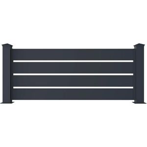 Kit de Valla de Aluminio Casanoov - 190x90cm Resistente al Viento Kit de Valla de Aluminio Casanoov - 190x90cm Resistente al Viento