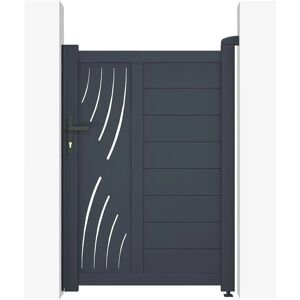 Puerta peatonal Casanoov Veleta en aluminio - Diseño Naturaleza Puerta peatonal Casanoov Veleta en aluminio - Diseño Naturaleza