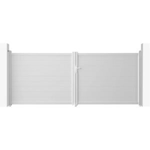 Casanoov Eiger 400B160 Kit de Porte Coulissante en Aluminium - Intimité - Publicité Casanoov Eiger 400B160 Kit de Porte Coulissante en Aluminium - Intimité - Publicité