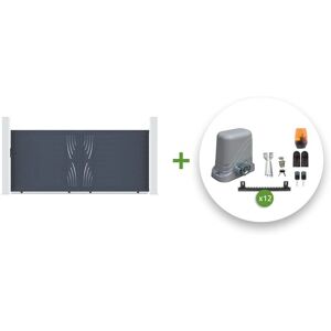 Casanoov - Kit de puerta corredera automática - 4m Veleta - Motor C600 Casanoov - Kit de puerta corredera automática - 4m Veleta - Motor C600
