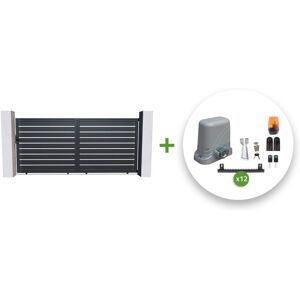 Casanoov - Automatisches Schiebetor-Set 4m Vogel 400x180cm + C600 Motor Casanoov - Automatisches Schiebetor-Set 4m Vogel 400x180cm + C600 Motor