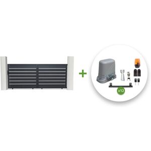 Casanoov - Pack puerta corredera automática 3.5m Vogel 350 x 140 cm + motor tanker C600 Casanoov - Pack puerta corredera automática 3.5m Vogel 350 x 140 cm + motor tanker C600