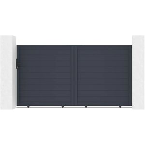 Kit Porte Coulissante Eiger 300x160cm Casanoov - Aluminium Moderne et Privacy - Publicité Kit Porte Coulissante Eiger 300x160cm Casanoov - Aluminium Moderne et Privacy - Publicité