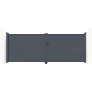 Casanoov Eiger 400B140 Kit de Porte en Aluminium - Confidentialité, Design Moderne - Publicité Casanoov Eiger 400B140 Kit de Porte en Aluminium - Confidentialité, Design Moderne - Publicité