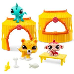 Bandai Littlest Pet Shop - Set Tiki Jungle Bandai Littlest Pet Shop - Set Tiki Jungle