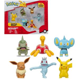 Conjunto de Figuras Pokémon Bandai - 6 peças, 5 cm - Coleção Batalhas Conjunto de Figuras Pokémon Bandai - 6 peças, 5 cm - Coleção Batalhas