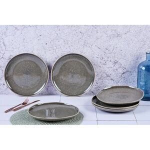 Björn - STELLAR - Ø27cm - Gris béton - Plate - Publicité Björn - STELLAR - Ø27cm - Gris béton - Plate - Publicité
