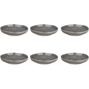 Björn Stellar Grijze Beton Diepe Borden 22,5cm - 6 stuks Björn Stellar Grijze Beton Diepe Borden 22,5cm - 6 stuks