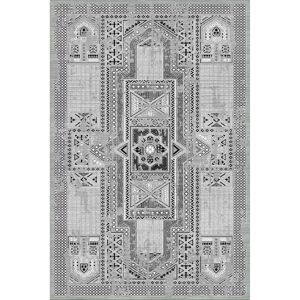 Mani Textile EDFOU Grijze 300x400cm Tapijt - Egyptische Stijl Mani Textile EDFOU Grijze 300x400cm Tapijt - Egyptische Stijl