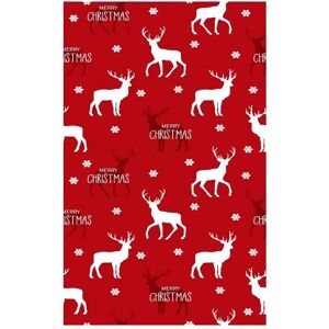 Mani Textile Kerst Binnenmat - Rood - 70x140cm Mani Textile Kerst Binnenmat - Rood - 70x140cm