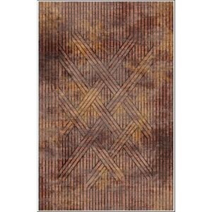 Mani Textile FISUN tapis orange - 160x230cm - Salon - Publicité Mani Textile FISUN tapis orange - 160x230cm - Salon - Publicité