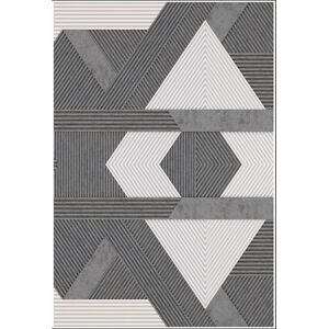 Mani Textile ZINO Vardagsrumsmatta - Geometriska mönster, grå Mani Textile ZINO Vardagsrumsmatta - Geometriska mönster, grå