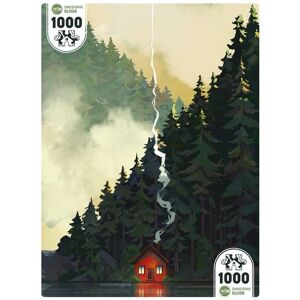 Puzzle Petite Maison Rouge 1000 pièces Iello - Publicité Puzzle Petite Maison Rouge 1000 pièces Iello - Publicité