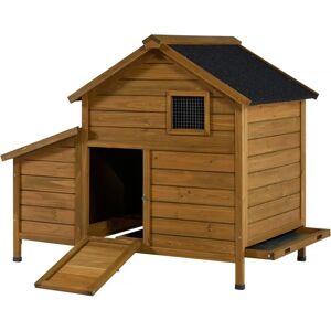 Habitat Et Jardin Cocotte Poulailler en Bois - Marron - Convient pour 5 Poules Habitat Et Jardin Cocotte Poulailler en Bois - Marron - Convient pour 5 Poules