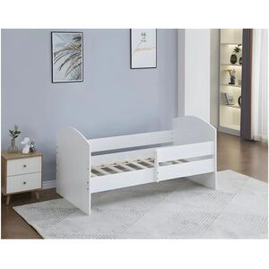 Cama Victoria Habitat Et Jardin - Madera - Blanco - 80x160 cm Cama Victoria Habitat Et Jardin - Madera - Blanco - 80x160 cm