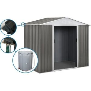 Habitat Et Jardin Metall-Gartenhaus 5,29m² - Wasserableitung Habitat Et Jardin Metall-Gartenhaus 5,29m² - Wasserableitung