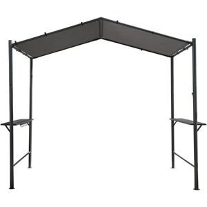 Habitat Et Jardin - Pergola ogrodowa do grilla - 277x149cm - Antracyt Habitat Et Jardin - Pergola ogrodowa do grilla - 277x149cm - Antracyt