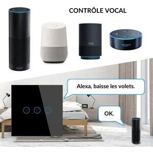 Interrupteur tactile Wifi SILAMP pour Volets Roulants - Publicité Interrupteur tactile Wifi SILAMP pour Volets Roulants - Publicité