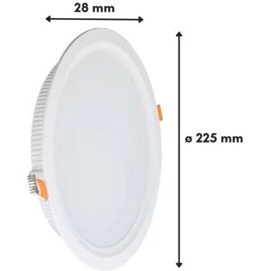 SILAMP - Spot LED Encastrable Plat 30W - 4000K - Spot LED - Publicité SILAMP - Spot LED Encastrable Plat 30W - 4000K - Spot LED - Publicité