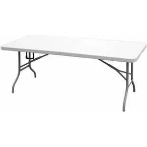 Table de jardin pliante blanche KZ GARDEN - Table de jardin - Publicité Table de jardin pliante blanche KZ GARDEN - Table de jardin - Publicité