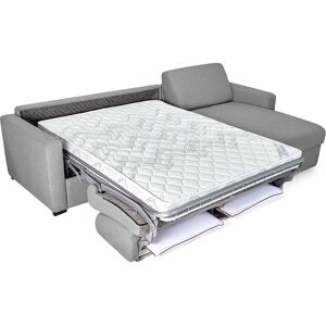 Convertible Center - MILANO - Gris clair Tweed - Sofa bed - Publicité Convertible Center - MILANO - Gris clair Tweed - Sofa bed - Publicité