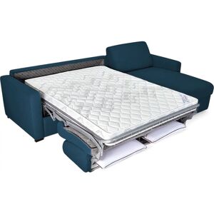 Convertible Center - MILANO - 6 places - Tweed, Bleu marine - Sleeper sofa - Publicité Convertible Center - MILANO - 6 places - Tweed, Bleu marine - Sleeper sofa - Publicité