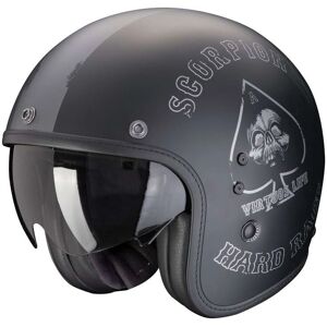Casque Jet Custom Scorpion BELFAST EVO SPADE Noir Argent Taille L - Publicité Casque Jet Custom Scorpion BELFAST EVO SPADE Noir Argent Taille L - Publicité