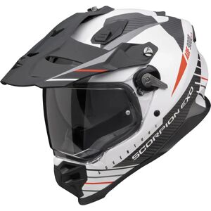 Casque moto SCORPION ADF-9000 Air Feat - Blanc-Noir-Rouge Casque moto SCORPION ADF-9000 Air Feat - Blanc-Noir-Rouge