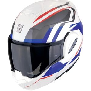 Casque modulable Scorpion Exo-Tech Evo Furio blanc/rouge/bleu XS Casque modulable Scorpion Exo-Tech Evo Furio blanc/rouge/bleu XS