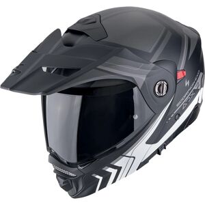 Scorpion Klapphelm ADX-2 Lewis matt schwarz silber XL - Helm für Motorradfahrer Scorpion Klapphelm ADX-2 Lewis matt schwarz silber XL - Helm für Motorradfahrer