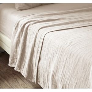Housse De Rêve - Drap Plat 240x300 cm Gaze De Coton Naturel - Publicité Housse De Rêve - Drap Plat 240x300 cm Gaze De Coton Naturel - Publicité