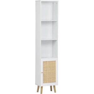 Sweeek - Columna de almacenamiento para baño, Boheme, Blanco roto Sweeek - Columna de almacenamiento para baño, Boheme, Blanco roto