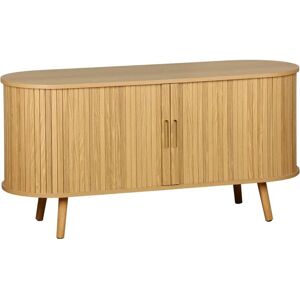 SWEEEK Legacy TV Stand - Scandinavian, Oval, Sliding Doors SWEEEK Legacy TV Stand - Scandinavian, Oval, Sliding Doors