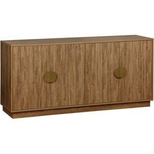 Sweeek Mango Wood Effect 4-Door Buffet - Exotic Style Sweeek Mango Wood Effect 4-Door Buffet - Exotic Style